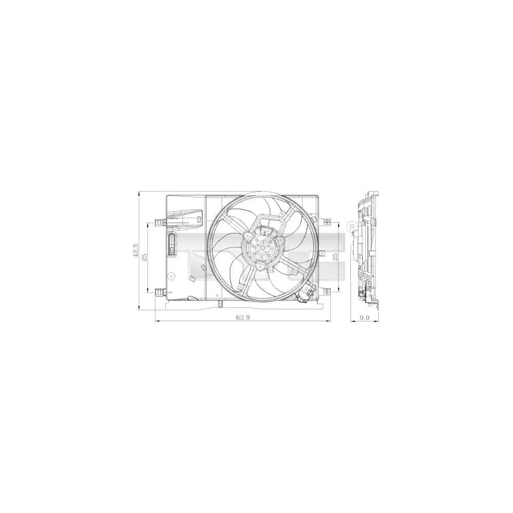 Radiator Apa TYC - 809-0018