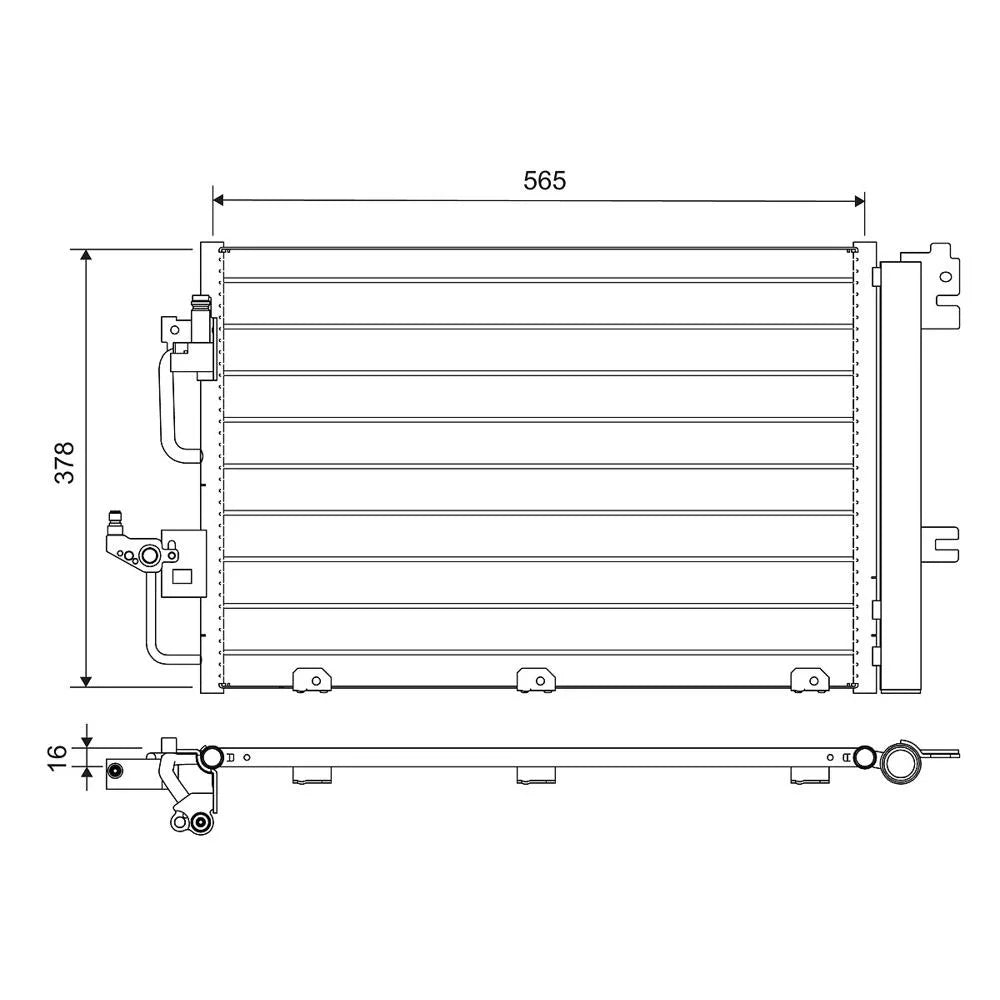 Aer Conditionat Auto Valeo pentru Opel Astra/Zafira Zafira/Zafira B - 812704