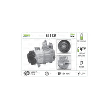 Compresor Auto Valeo pentru Mercedes-Benz C Class/C Class Cupe/C Class T Model/Clc Class/Clk - 813137