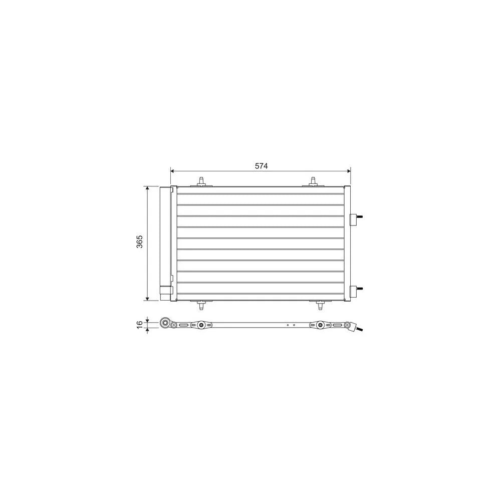 Aer Conditionat Auto Valeo pentru Citroen C5, Peugeot 508 - 814365