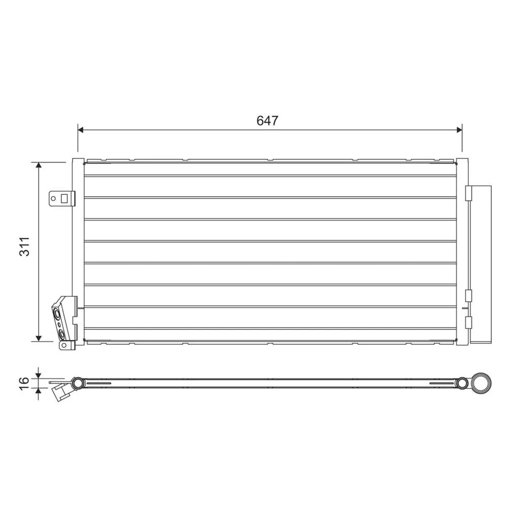 Aer Conditionat Auto Valeo pentru Fiat Doblo, Opel Combo/Combo Tour - 814377