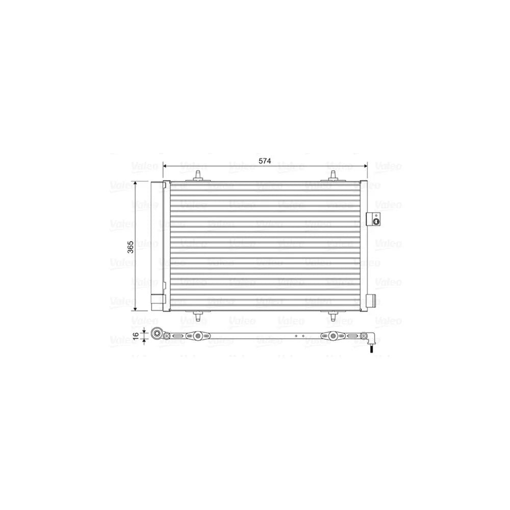 Aer Conditionat Auto Valeo pentru Citroen C5, Peugeot 407/407 Cupe/508 - 814420