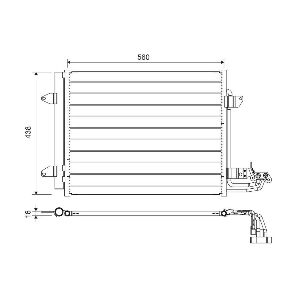 Aer Conditionat Auto Valeo pentru Volkswagen Caddy/Touran - 817806