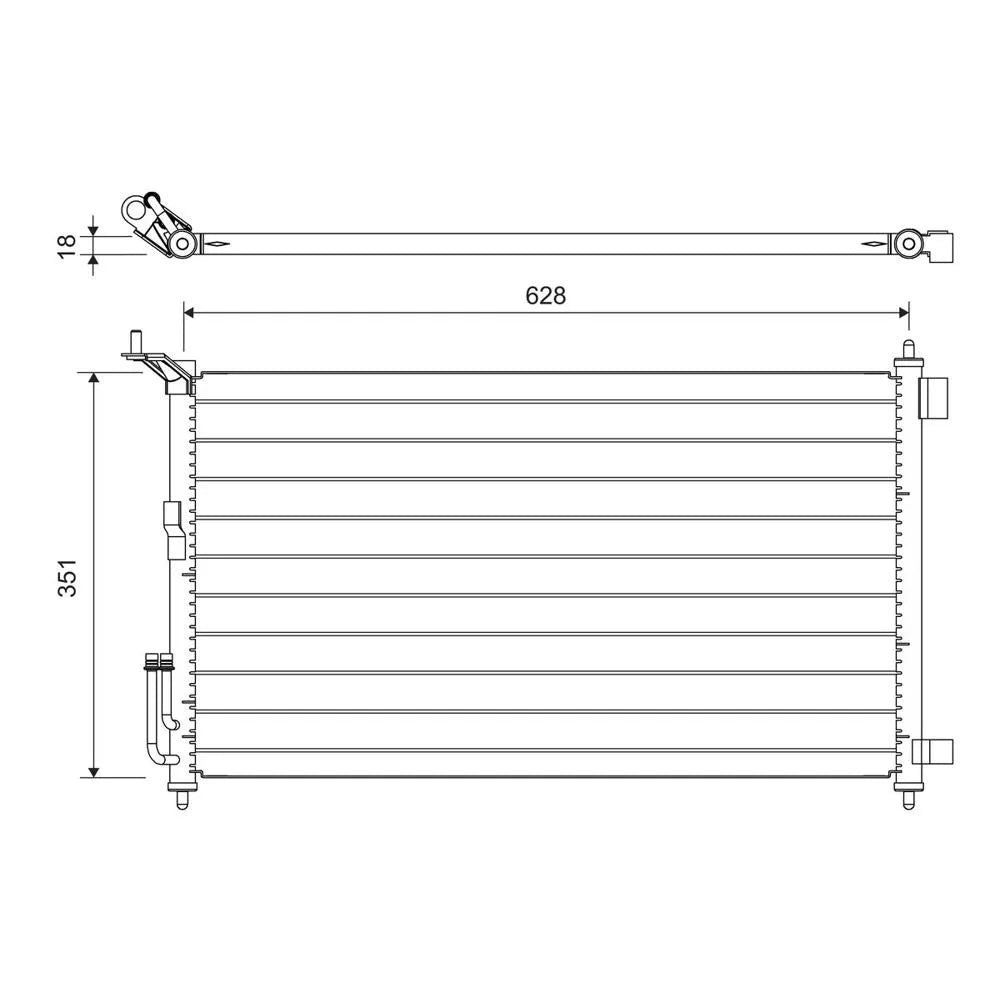 Aer Conditionat Auto Valeo pentru Nissan Juke/Micra C C/Micra/Note/Tiida - 817836