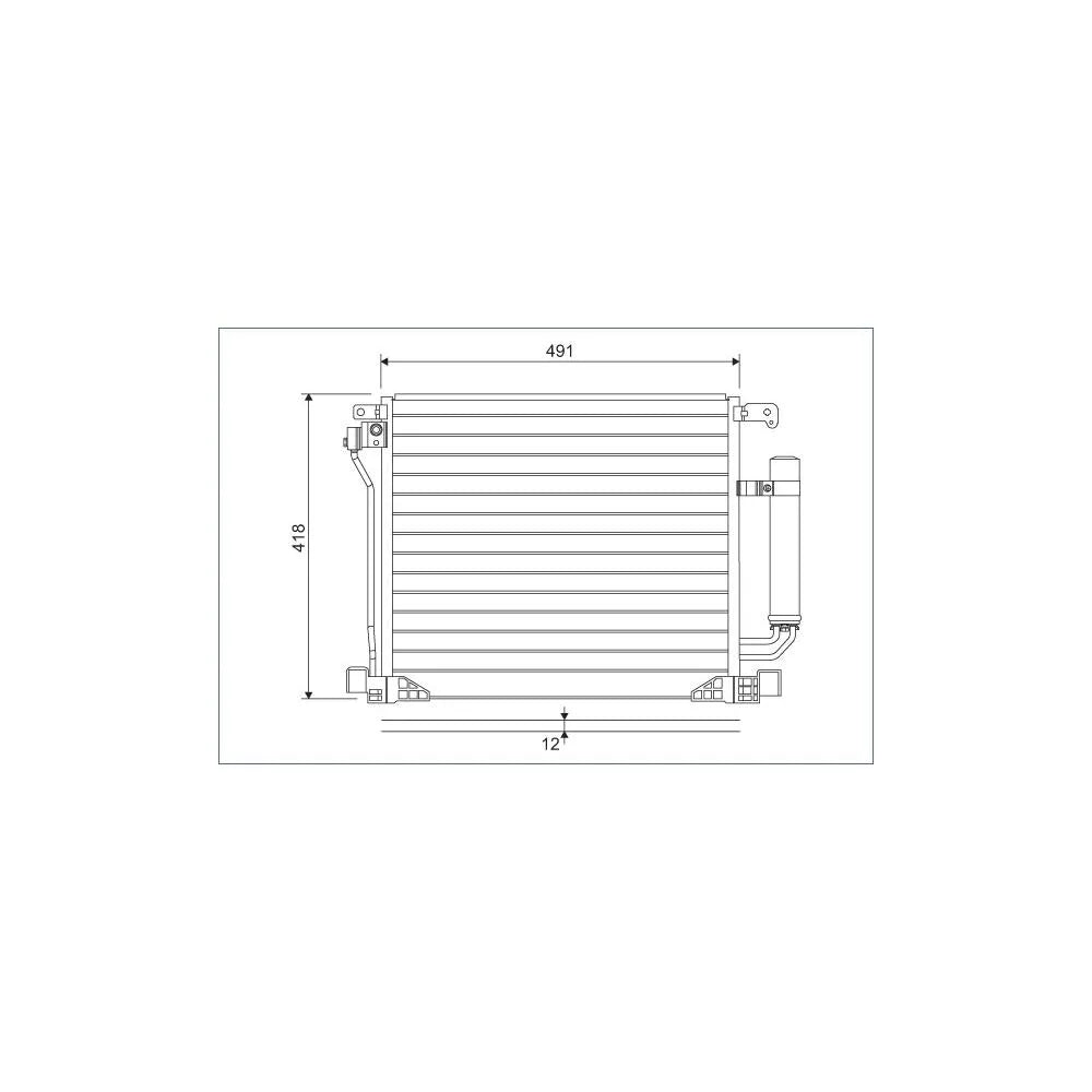 Aer Conditionat Auto Valeo pentru Nissan Juke/Pulsar - 822587