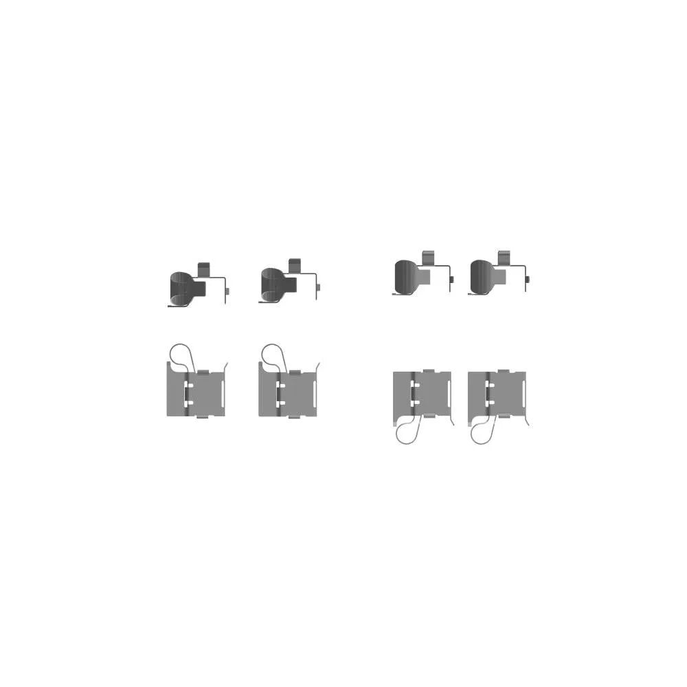 Set Accesorii, Placute Frana Textar pentru Toyota Hilux - 82556700