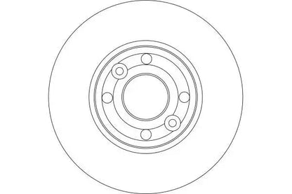 Disc frana, Renault, Nissan, Dacia, Lada Clio, Micra, Modus, Grand Modus, Clio Iii Grandtour, Logan Mcv, Logan Express, Ø260 mm, TRW DF4364