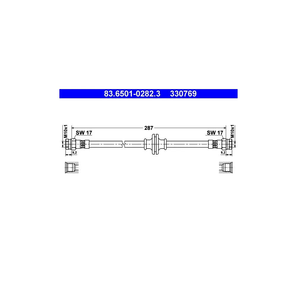 Kit Frane ATE pentru Fiat Stilo/Stilo Multi - 83.6501-0282.3