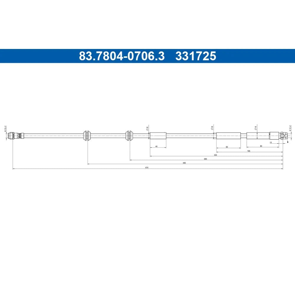 Kit Frane ATE - 83.7804-0706.3