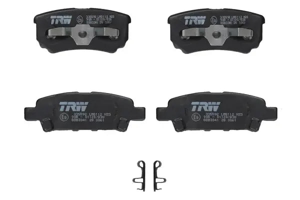 Set placute frana disc, Chrysler, Mitsubishi, 113x88x83 mm, TRW GDB3341