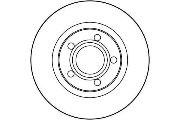 Disc frana, Audi, VW, SEAT A4 B6, A4 B5, A4 B6 Avant, A4 B5 Avant, Passat B5, Passat B5 Variant, A4 B7 Avant, A4 B7, A8 D2, A8 D3, Ø280 mm, TRW DF2806