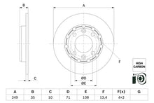 Disc frana Bosch - 0986479H15