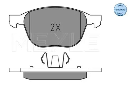 Set placute frana disc, Ford, Mazda, Volvo C Max, Ecosport, Focus, 183x112x82 mm, Meyle 0252372318