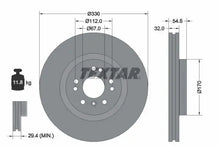 Disc frana Textar pentru Mercedes-Benz - 92150605
