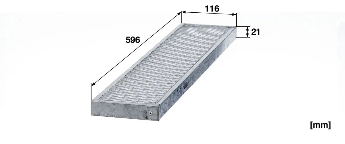 Filtru Polen MANN-FILTER 0.53 kg - CUD 6035