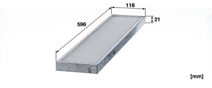 Filtru Polen MANN-FILTER 0.53 kg - CUD 6035