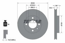 Disc frana Textar pentru Audi, Seat - 92012103