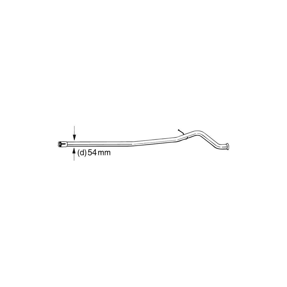 Alte Piese Evacuare Bosal 0.495107 kg 247 mm - 889-631