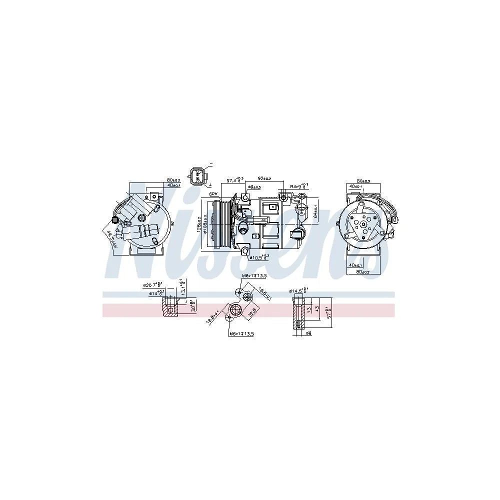 Compresor Auto NISSENS - 890210