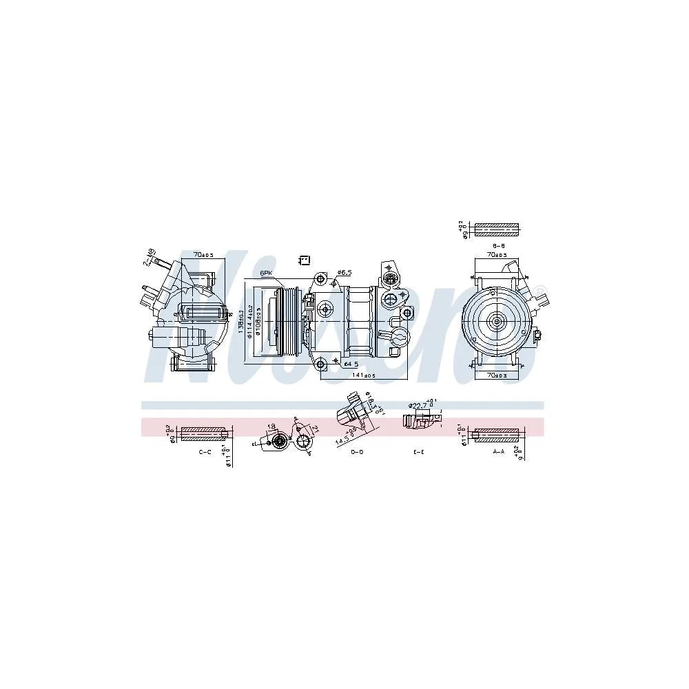 Compresor Auto Nissens - 890786
