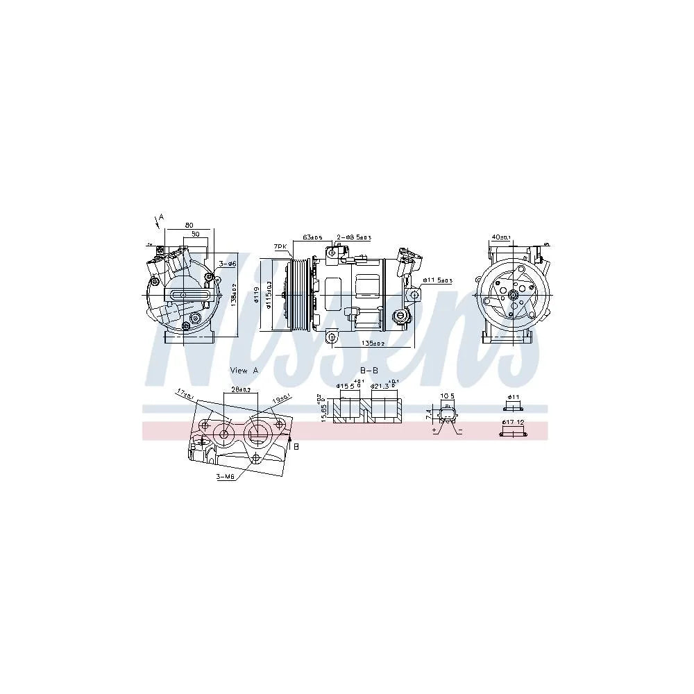Compresor Auto Nissens - 890947