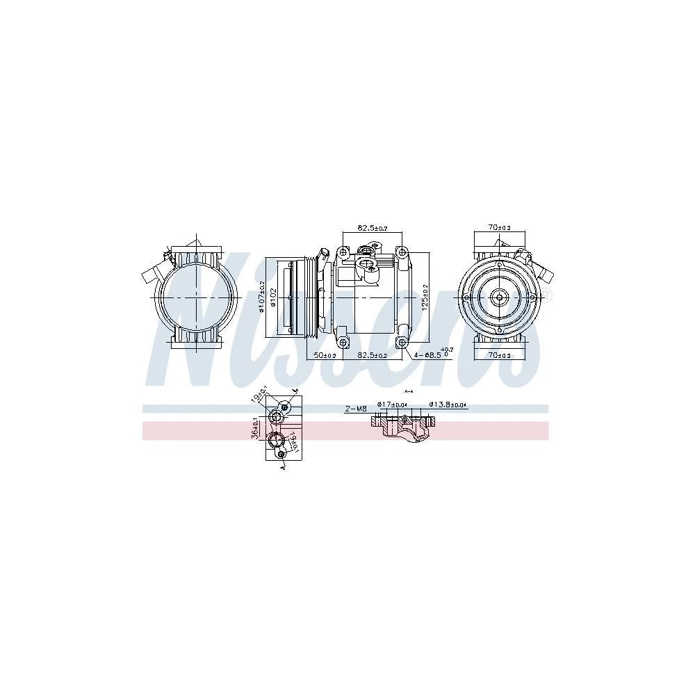 Compresor Auto Nissens - 891011