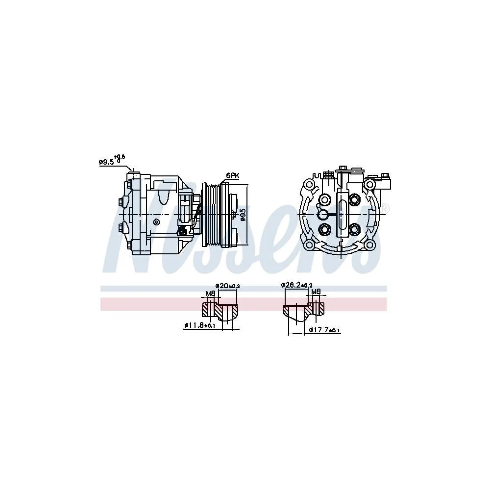 Compresor Auto Nissens - 891078