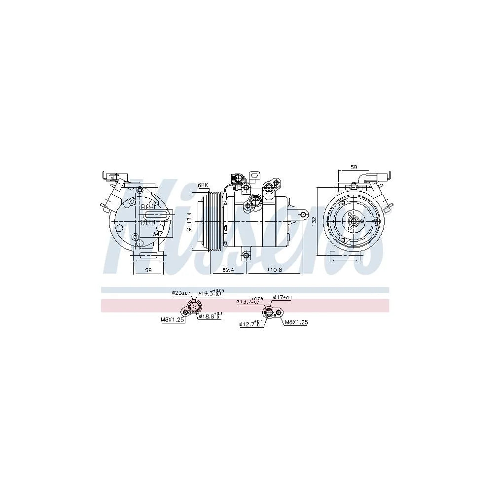 Compresor Auto Nissens - 891472