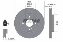 Set placute frana, frana disc Textar - 2446807