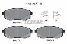 Placute frana Dacia spring ev 20- Textar pentru Dacia - 2654601