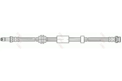 Furtun frana, Ford, 521x92x34 mm, TRW PHB502