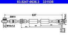 Furtun frana TRW - 83.8247-0636.3