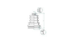 Burduf cauciuc, articulatie planetara GKN - LOB190974