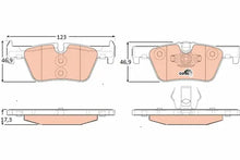 Set placute frana, frana disc TRW pentru BMW - GDB1919