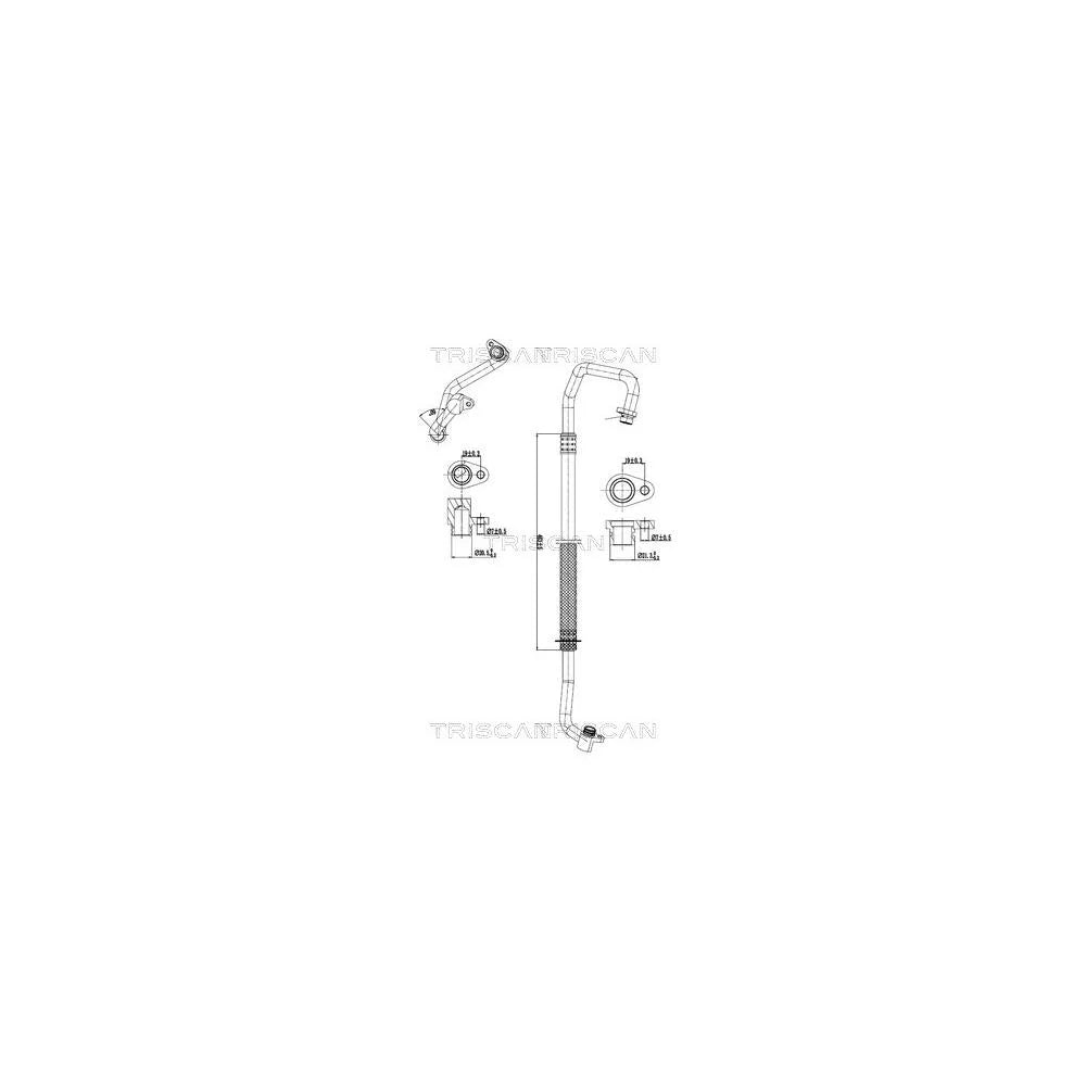Furtun Climatizare Renault, Nissan, Opel Triscan - 9010 10010