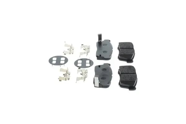 Set placute frana disc, Daihatsu, Nissan, Subaru, Suzuki Feroza Hard, Feroza Soft, Taft, 145x104x88 mm, Bosch 0986494618