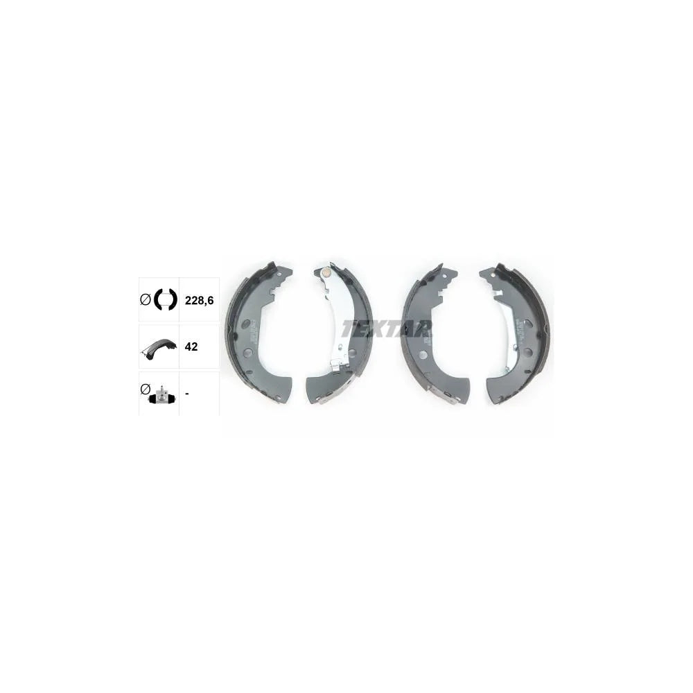 Set Saboti Frana Textar pentru Fiat Albea/Marea/Marea Weekend/Multipla/Palio - 91053100