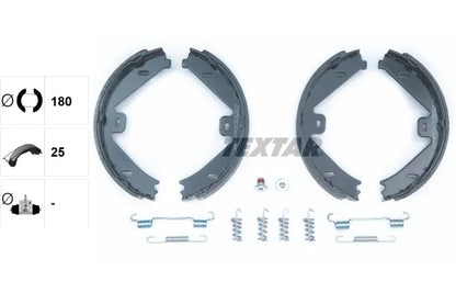 Set Saboti Frana, Frana De Mana Textar pentru Mercedes-Benz C Class Cupe/Cls/Cls Shooting/E Class, Mercedes C - 91069100