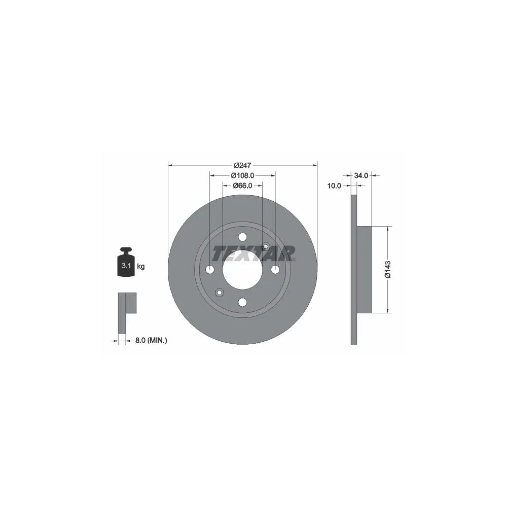 Disc Frana TEX - 92029803