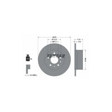 Disc Frana Textar pentru Mercedes-Benz 8/8 Cupe/123 Cupe/123/123 T Model - 92032600
