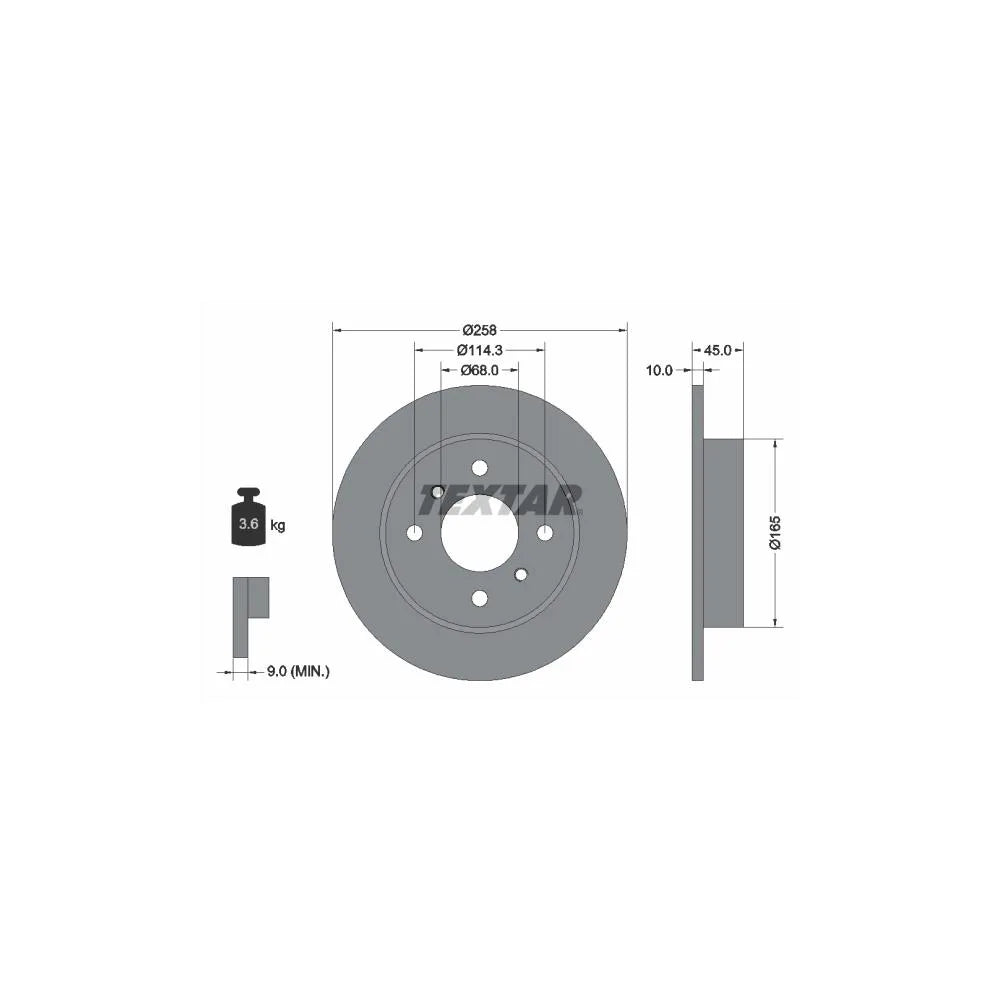 Discuri Frana Textar - 92056400