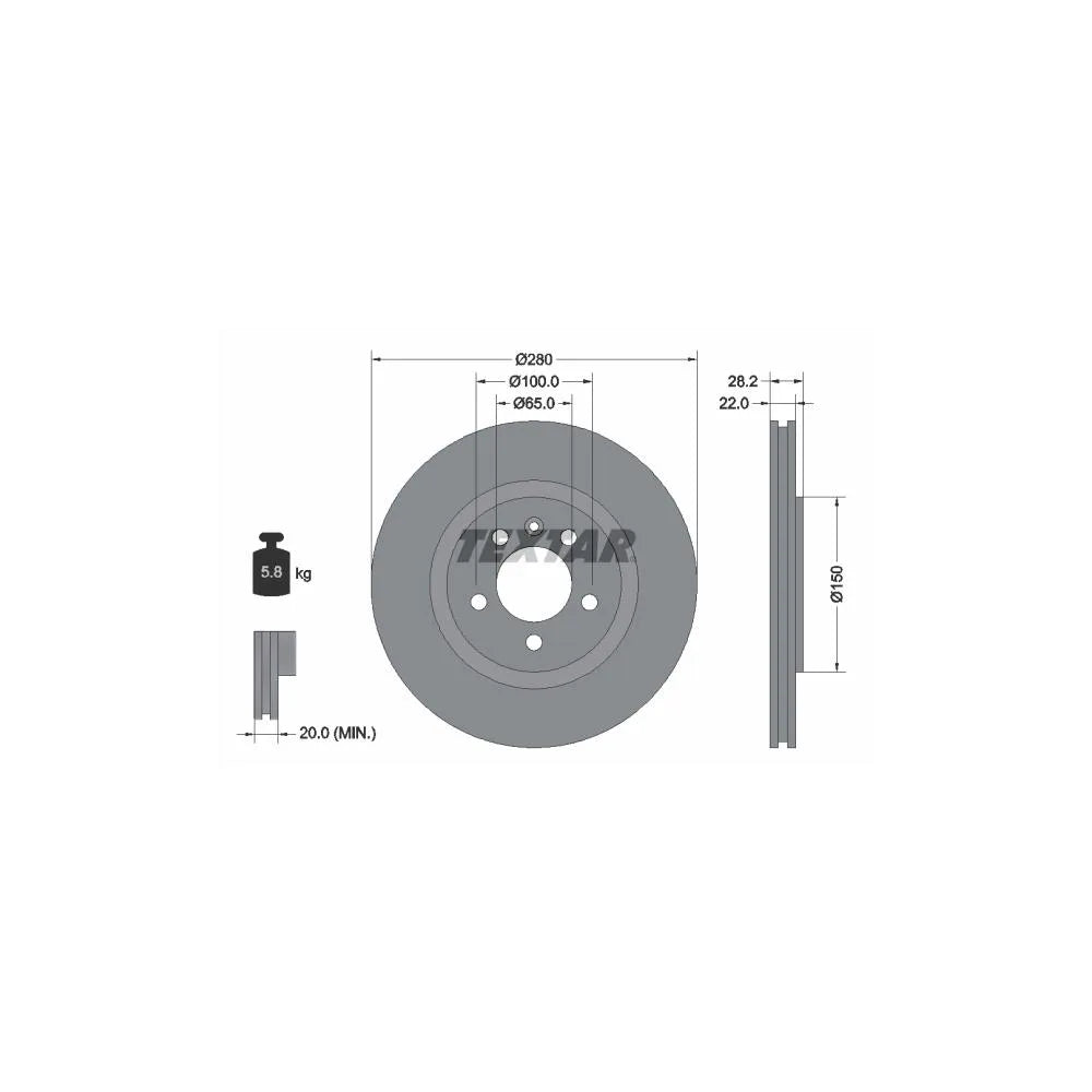 Disc Frana TEX - 92057100