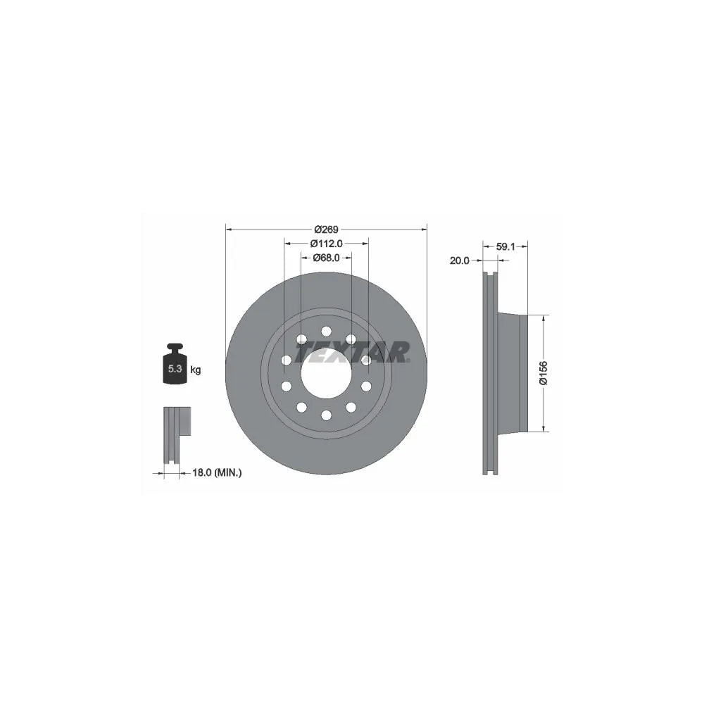 Discuri Frana Textar - 92068400