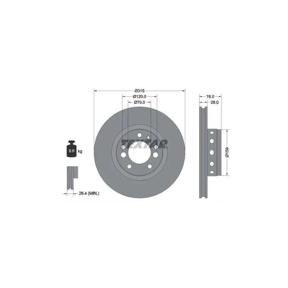 Discuri Frana Textar - 92070900