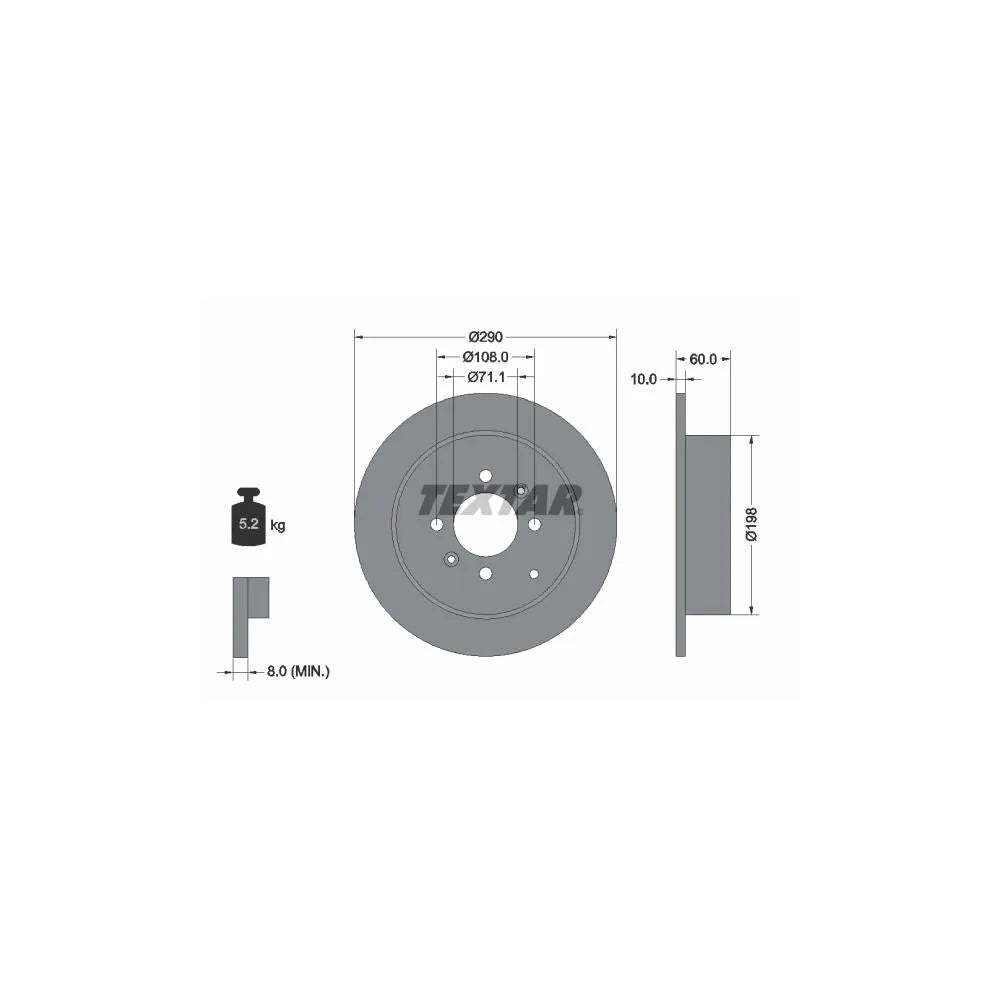 Discuri Frana Textar pentru Peugeot 406/406 Cupe - 92080703