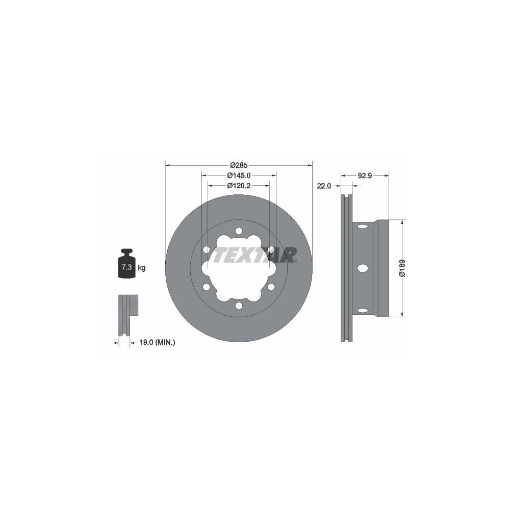 Discuri Frana Textar - 92089803
