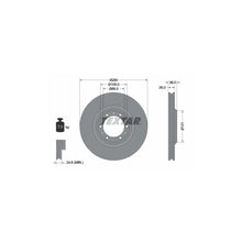 Disc Frana Textar pentru Isuzu Trooper, Opel Frontera A/Frontera B/Monterey A/Monterey B - 92091400