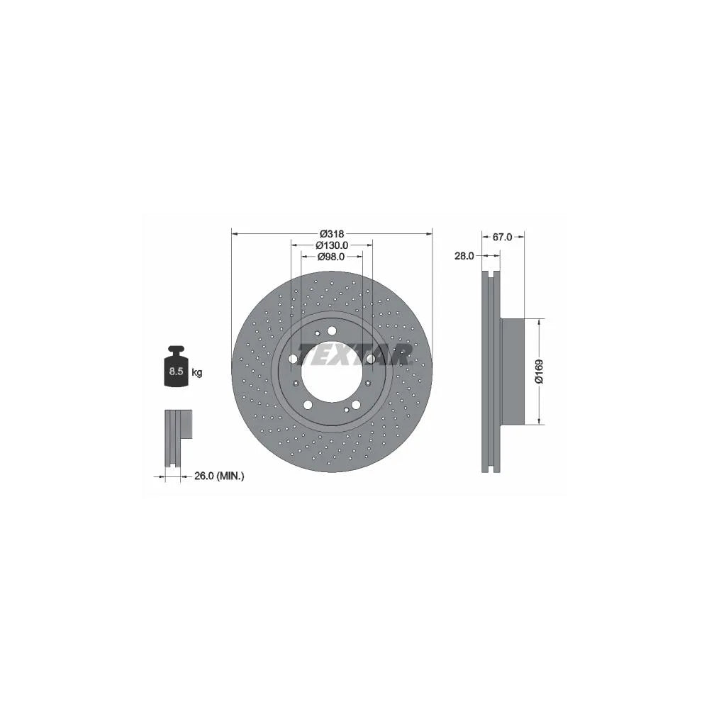 Discuri Frana TEXTAR - 92099905