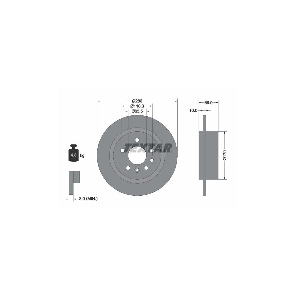 Discuri Frana Textar - 92100200