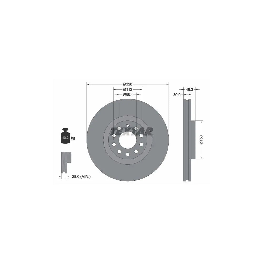 Disc Frana TEX - 92106705